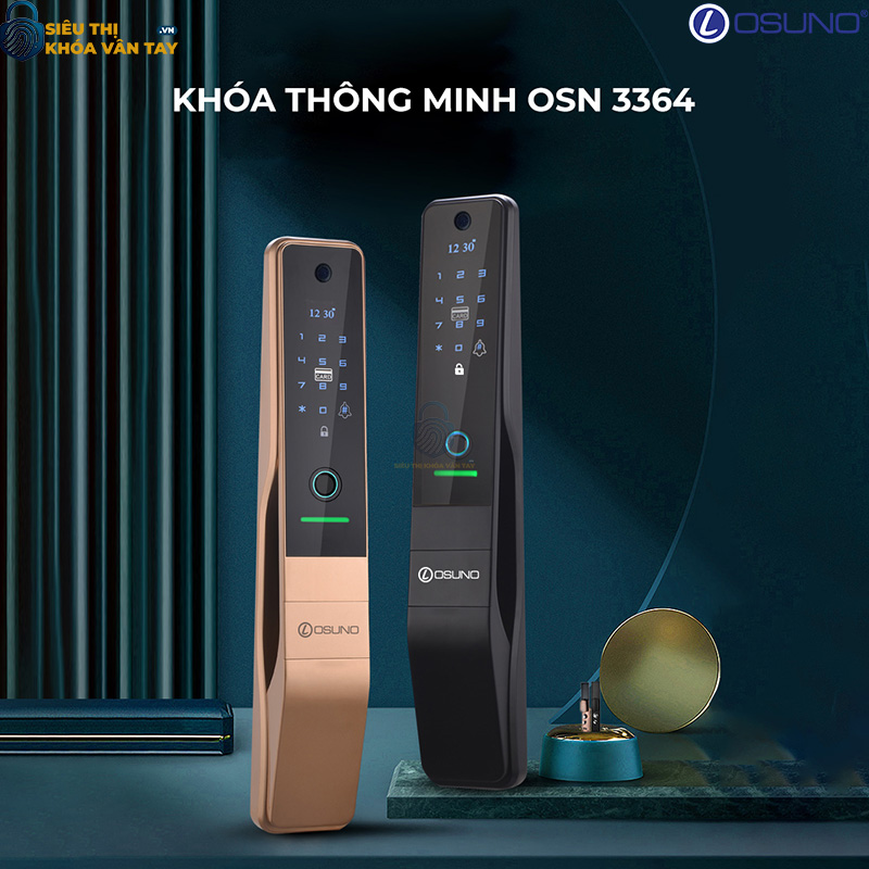 Khóa vân tay cửa gỗ Osuno OSN-3364