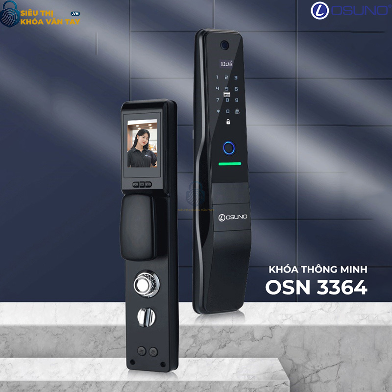 Khóa vân tay cửa gỗ Osuno OSN-3364