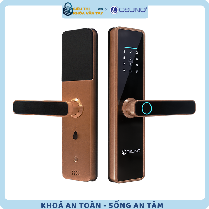 Khóa vân tay cửa gỗ Osuno OSN-3367A