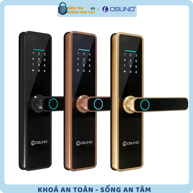 Khóa vân tay cửa gỗ Osuno OSN-3367A