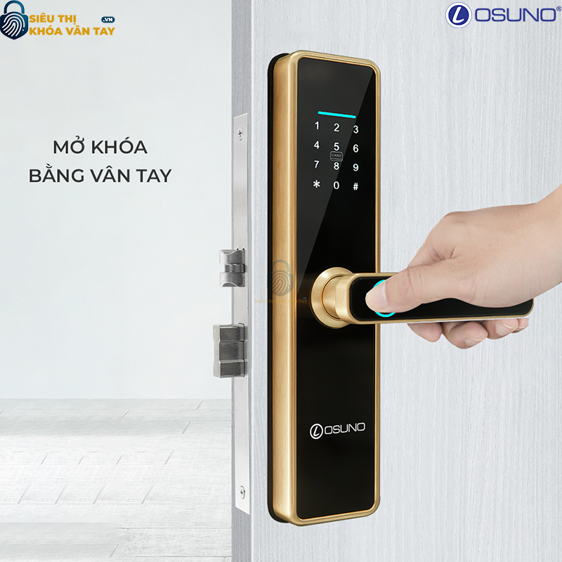 Khóa vân tay cửa gỗ Osuno OSN-3367A