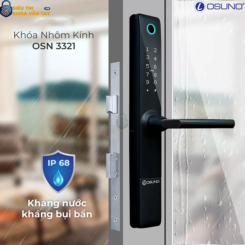 Khóa vân tay cửa nhôm Osuno OSN-3321