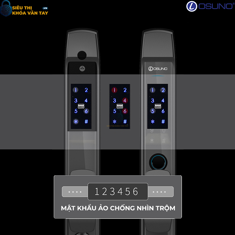 Khóa vân tay cửa nhôm Osuno OSN-3323A