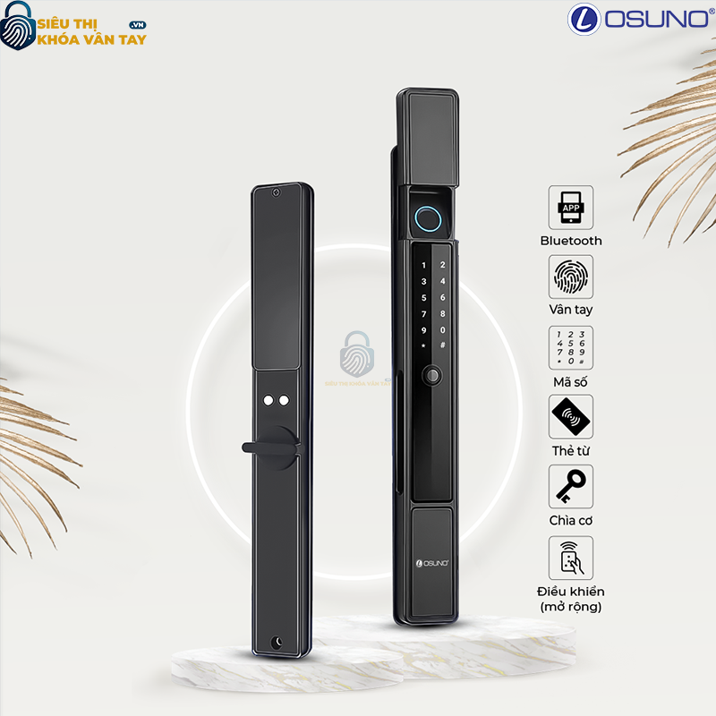 Khóa vân tay cửa nhôm Osuno OSN-3328