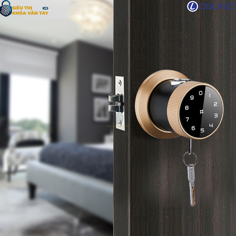Khóa vân tay cửa phòng Osuno KTP-04