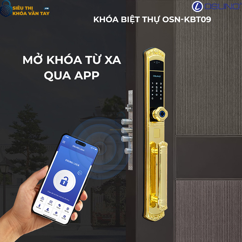 Khóa vân tay đại sảnh Osuno OSN-KBT09