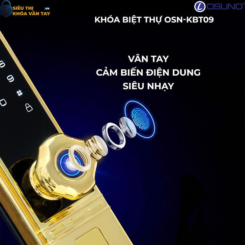 Khóa vân tay đại sảnh Osuno OSN-KBT09