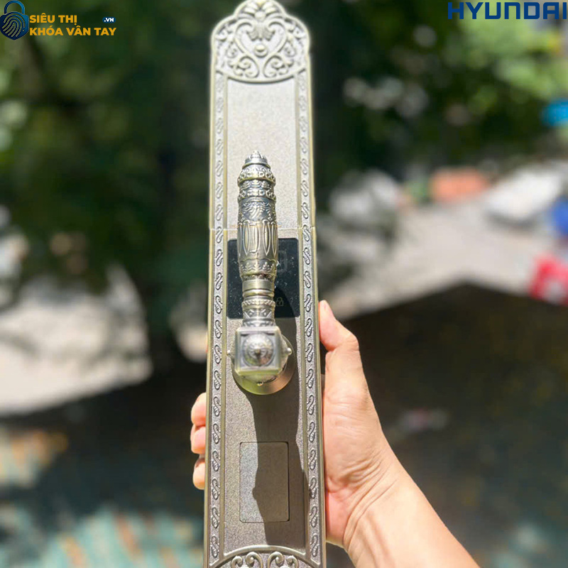 Khóa cửa đại sảnh Hyundai HY-SLC8820 màu đồng chính hãng