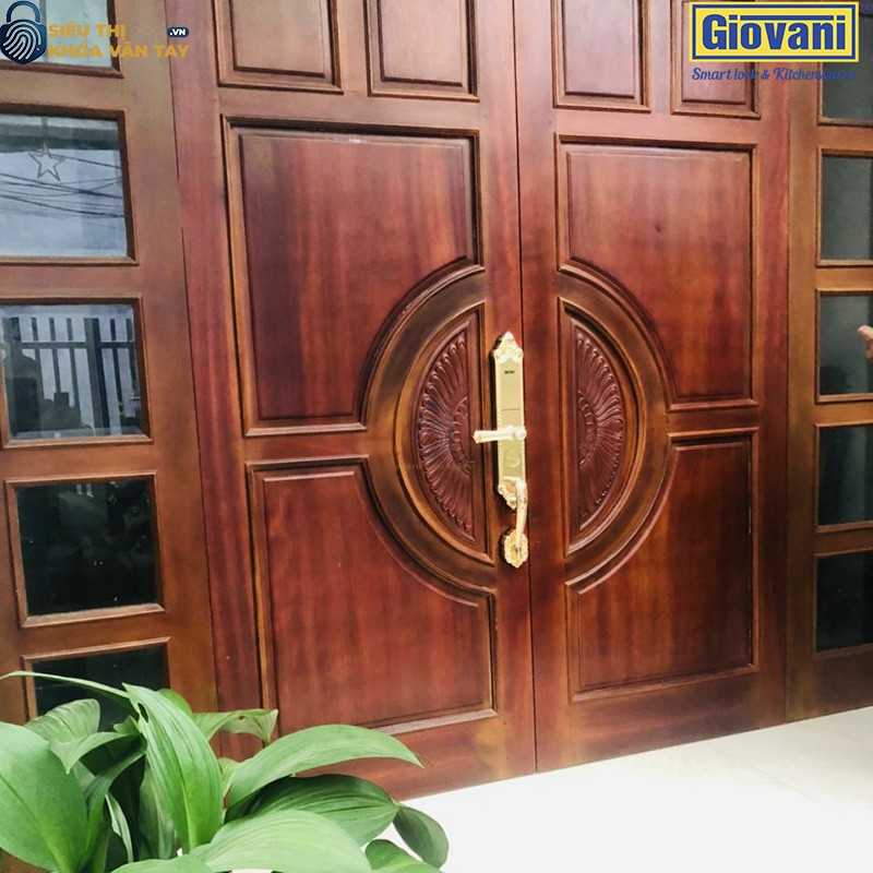 Khóa thông minh Giovani GSL-A165 màu vàng, giải pháp an ninh lý tưởng, dễ dàng sử dụng