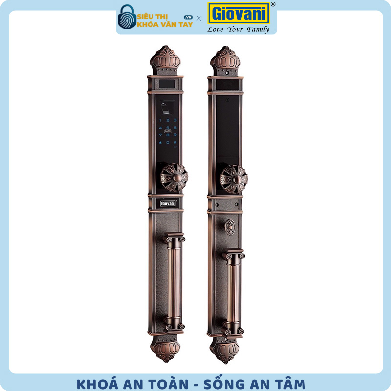 Khóa thông minh cổ điển Giovani GSL-C91A137, bảo mật cao, thiết kế sang trọng và cổ điển