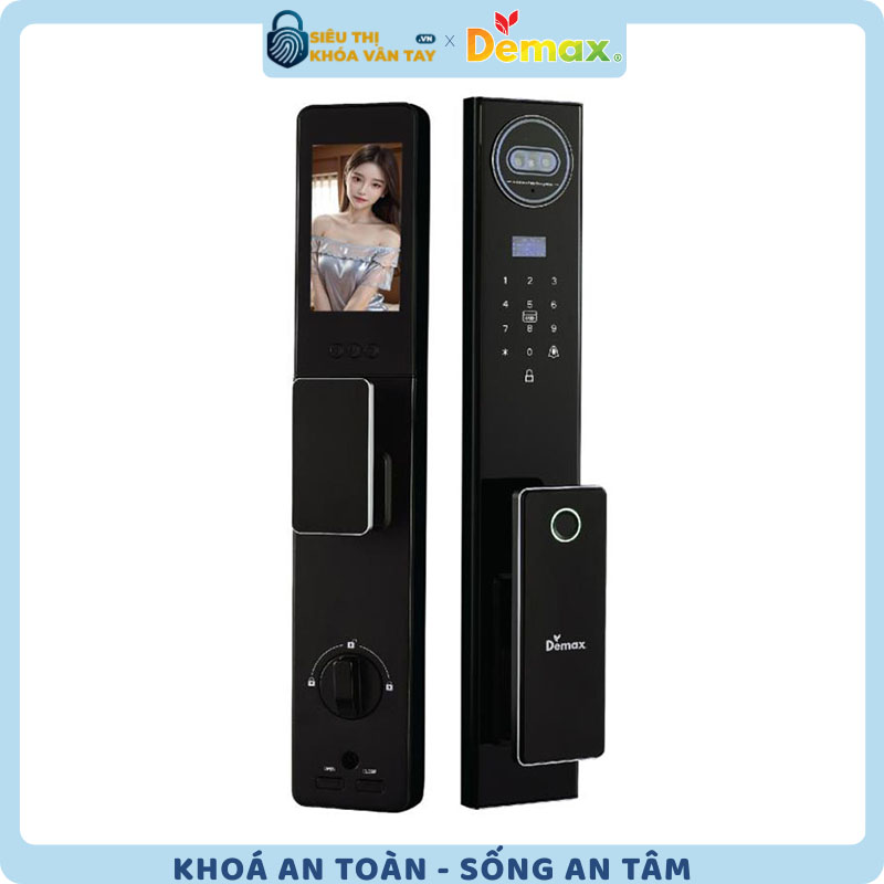 Khoá Vân Tay Cửa Gỗ Demax EL915 CNC