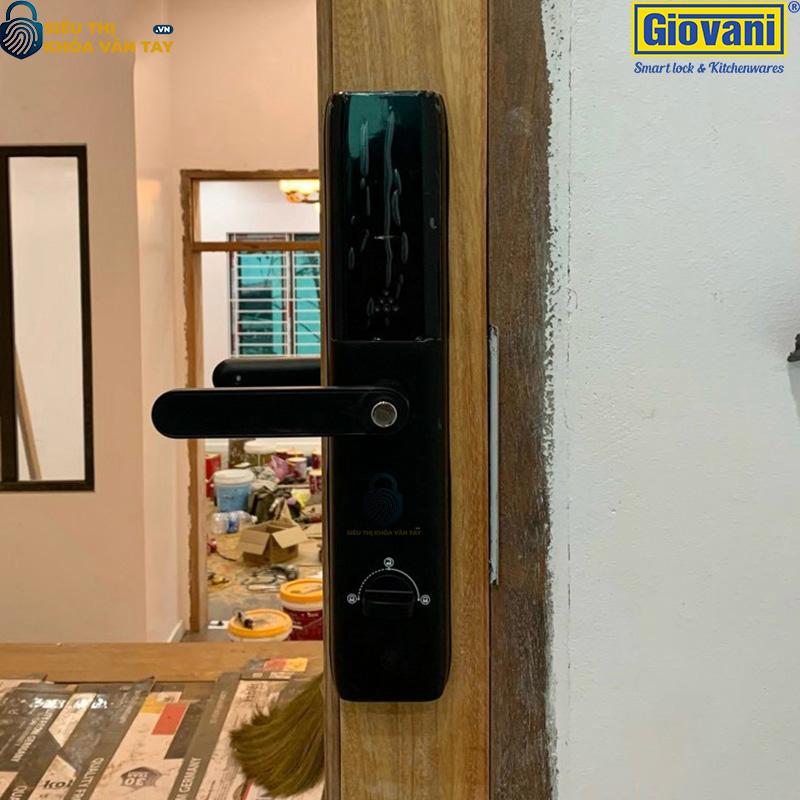 Khóa vân tay Giovani cửa gỗ GSL-A3BK màu đen