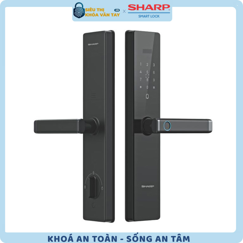 Khóa thông minh cửa gỗ Sharp T2-B - giải pháp an toàn vượt trội cho mọi gia đình