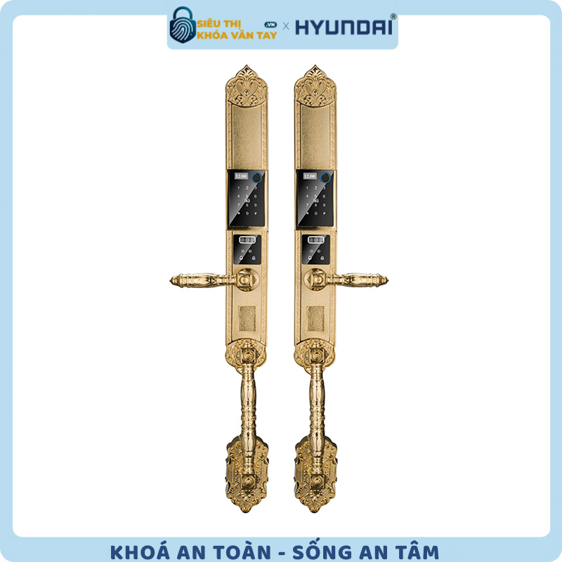 Khóa cửa đại sảnh HY-SLC8820 Gold chính hãng Hyundai