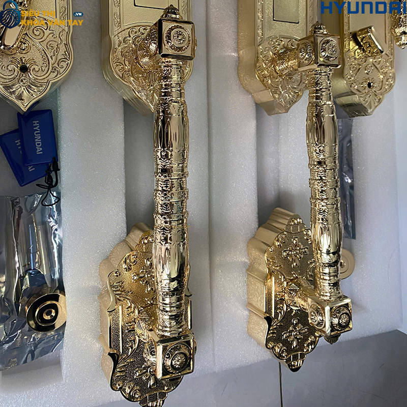 Khóa cửa đại sảnh HY-SLC8820 Gold chính hãng Hyundai