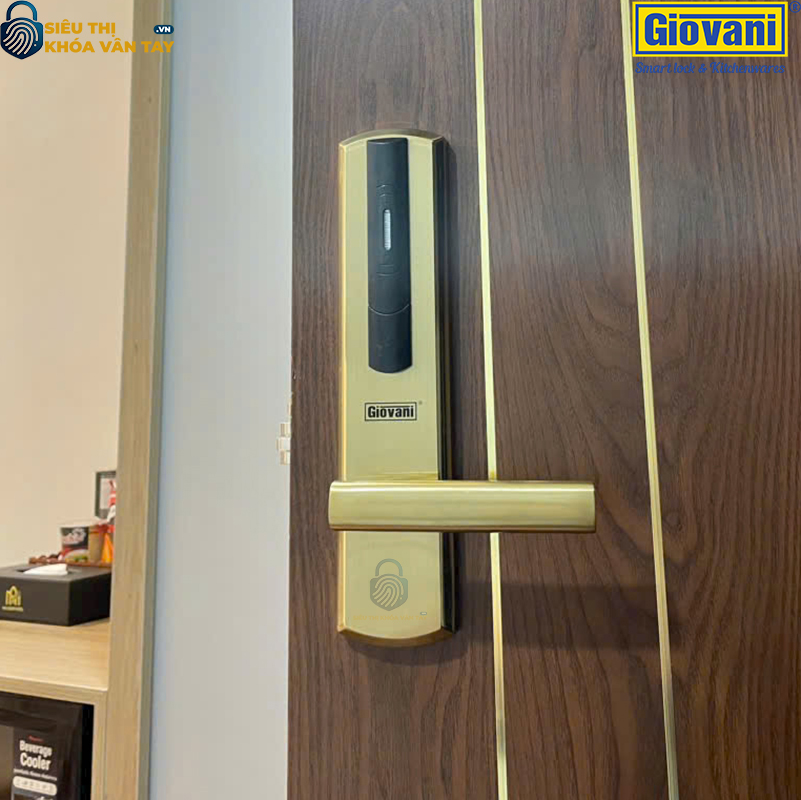 Khóa cửa thông minh Giovani GSL-156C136 dễ dàng sử dụng và bảo vệ an ninh cho khách sạn