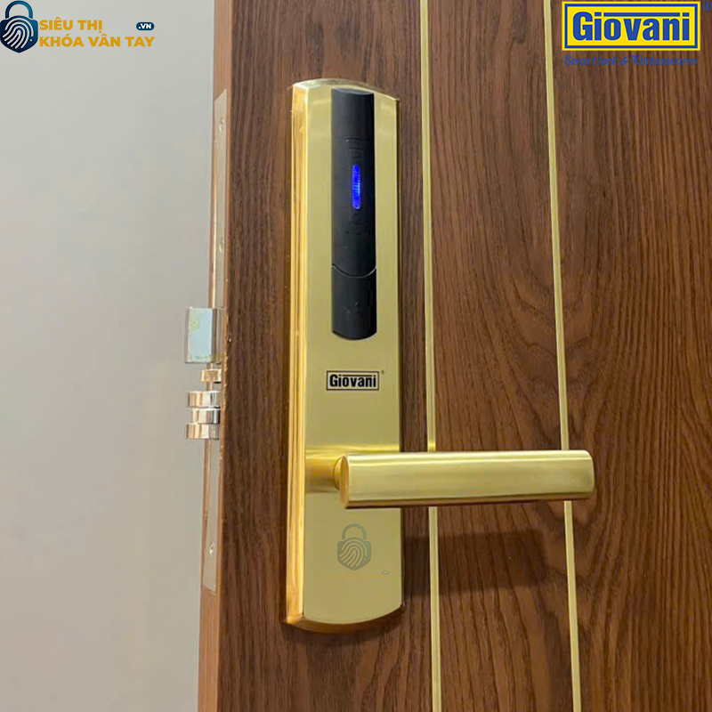 Giovani GSL-156C136 khóa thông minh giúp quản lý khách sạn hiệu quả, tối ưu hóa bảo mật