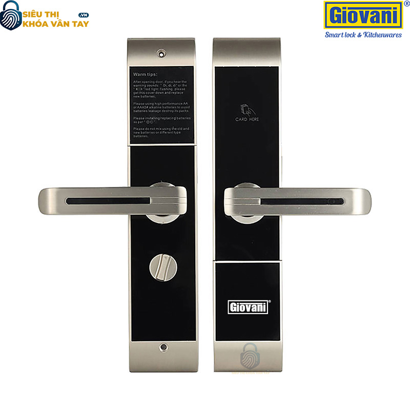 Khóa thông minh khách sạn Giovani GSL-89C87 chính hãng cao cấp