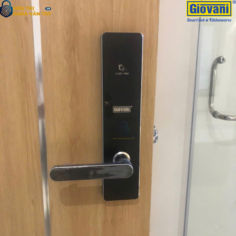 Khóa cửa thông minh Giovani GSL-X303, giải pháp an ninh hiệu quả cho khách sạn hiện đại