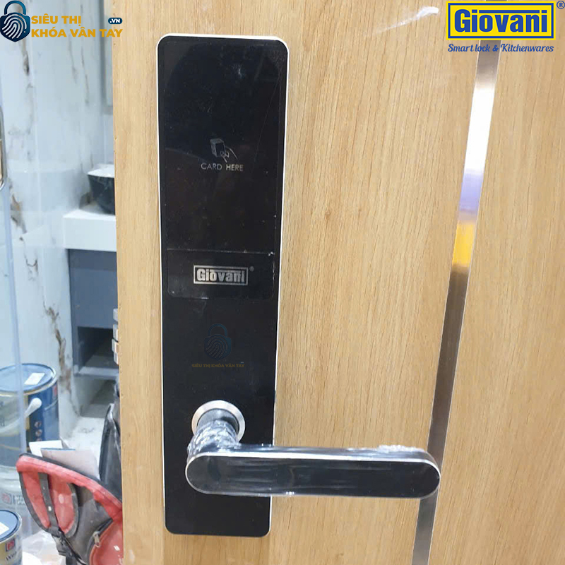Khóa cửa thông minh Giovani GSL-X303, giải pháp an ninh hiệu quả cho khách sạn hiện đại
