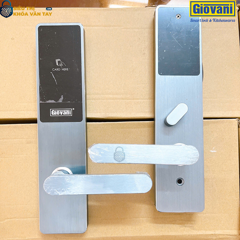 Giovani GSL-X303 khóa thông minh hỗ trợ nhiều phương thức mở khóa, tăng cường bảo mật cho khách sạn