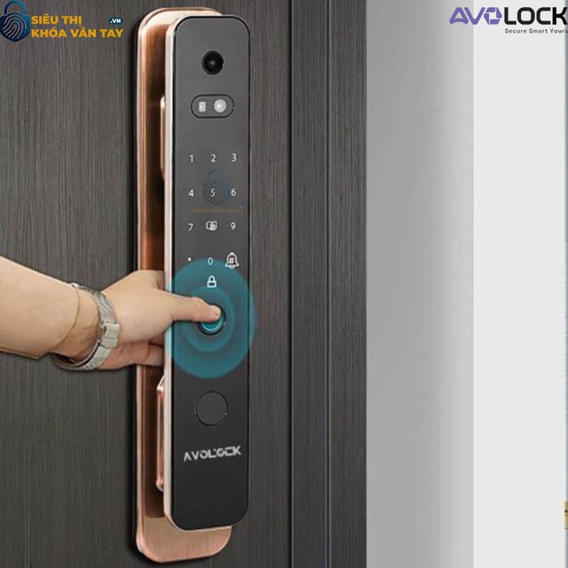 Mẫu khóa vân tay AL 86FRV có độ bền cao, chống phá khóa hiệu quả.
