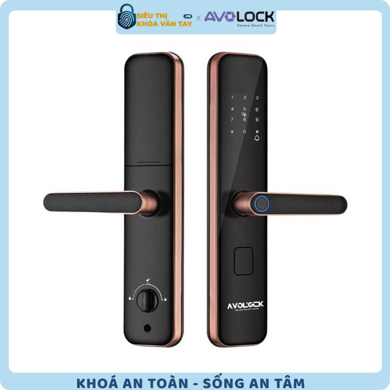 Khóa Vân Tay Avolock Cửa Gỗ  AV 65