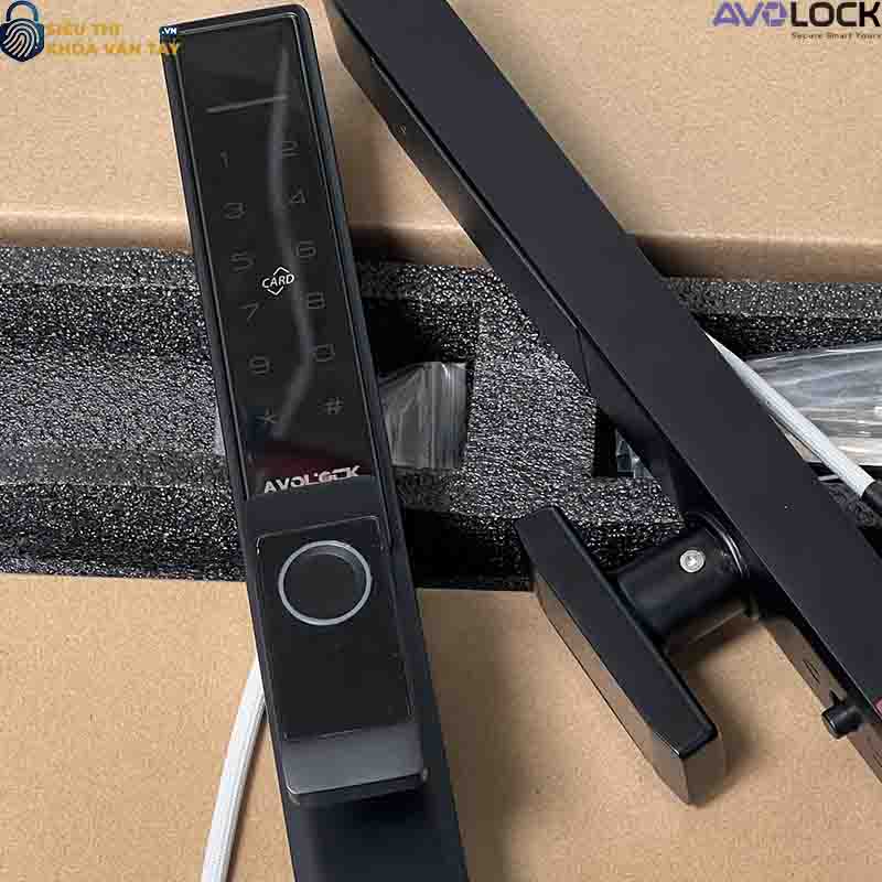 Khóa Vân Tay Avolock Cửa Nhôm AN 383