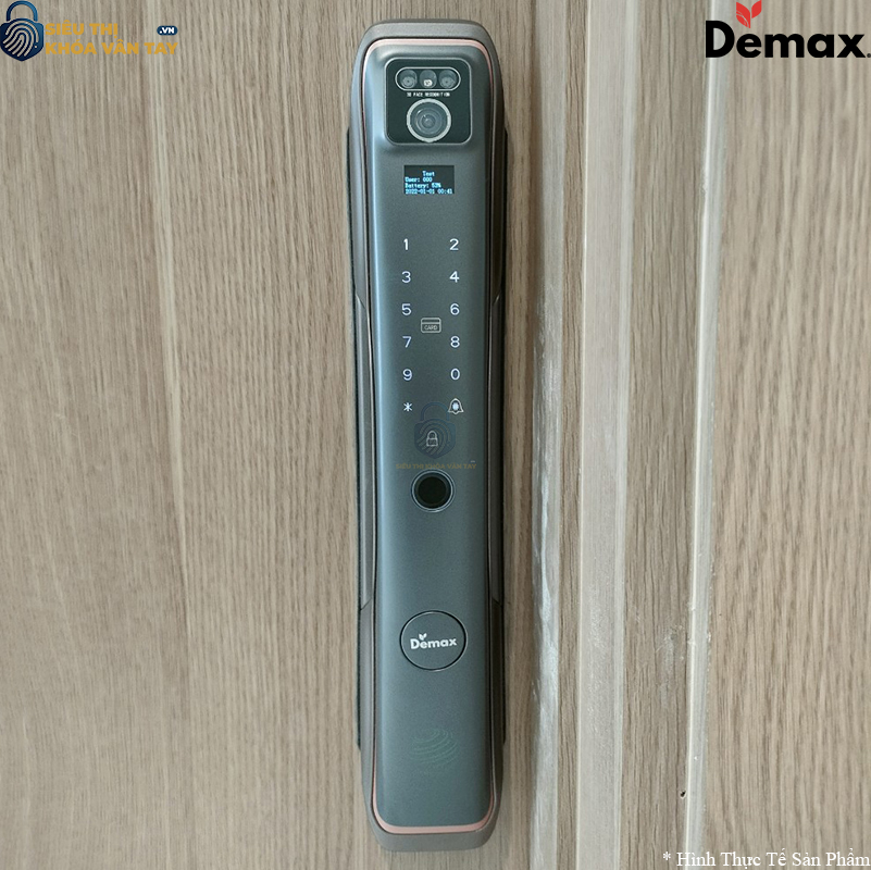 Demax SL918 có thiết kế sang trọng, phù hợp với cửa gỗ căn hộ, biệt thự và văn phòng