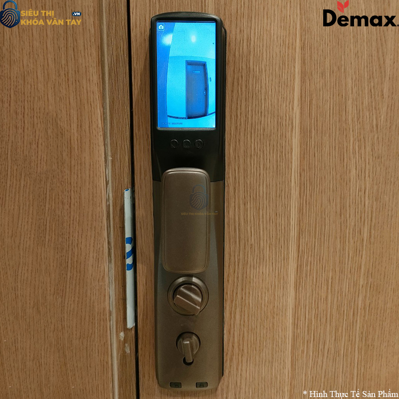 Demax SL918 có thiết kế sang trọng, phù hợp với cửa gỗ căn hộ, biệt thự và văn phòng