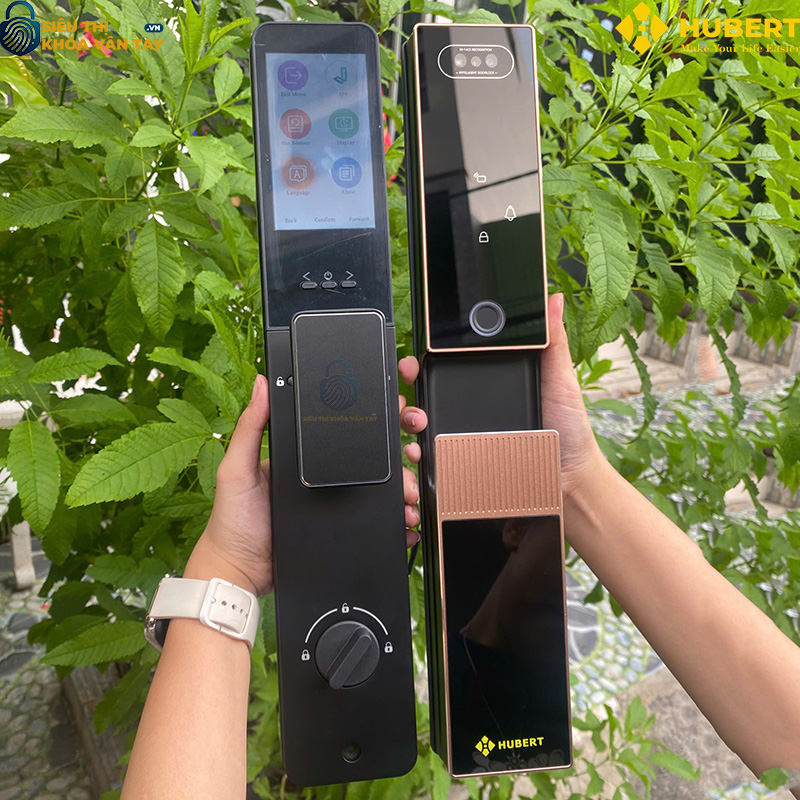 Khóa vân tay cửa gỗ Hubert CG16 TITAN EU thông minh bảo mật