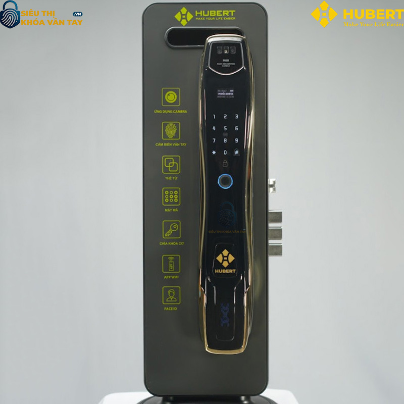 Khóa vân tay cửa gỗ Hubert CG27 sản phẩm chất lượng cao, bảo vệ ngôi nhà của bạn