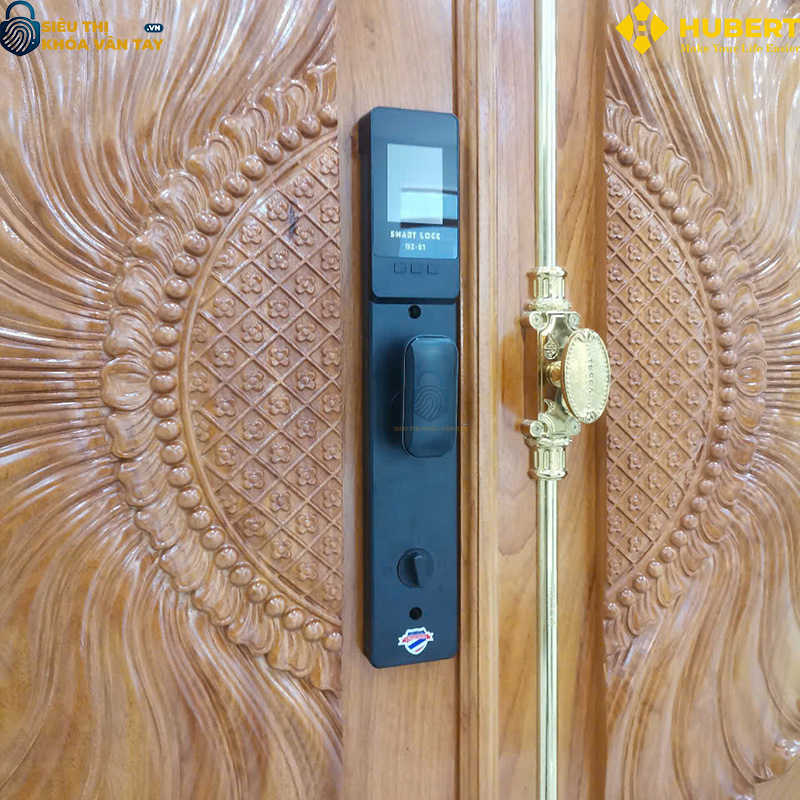Khóa vân tay cửa gỗ Hubert CG64F an toàn chống trộm
