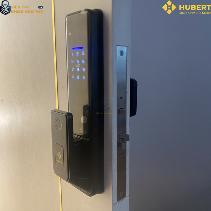 Khóa vân tay cửa gỗ Hubert CG67 MINI giá rẻ chất lượng