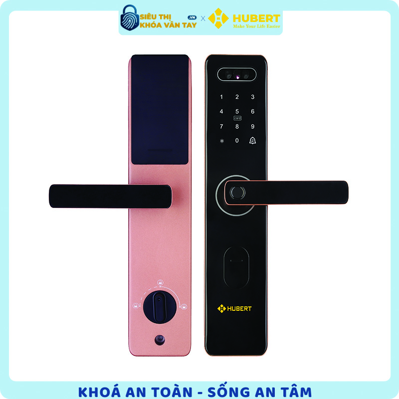Khóa vân tay cửa gỗ Hubert CG75 chính hãng cao cấp
