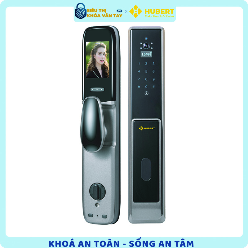 Khóa vân tay cửa gỗ Hubert CG77 chính hãng cao cấp