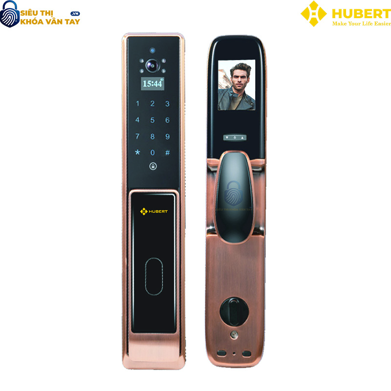 Khóa vân tay cửa gỗ Hubert CG77 chính hãng cao cấp