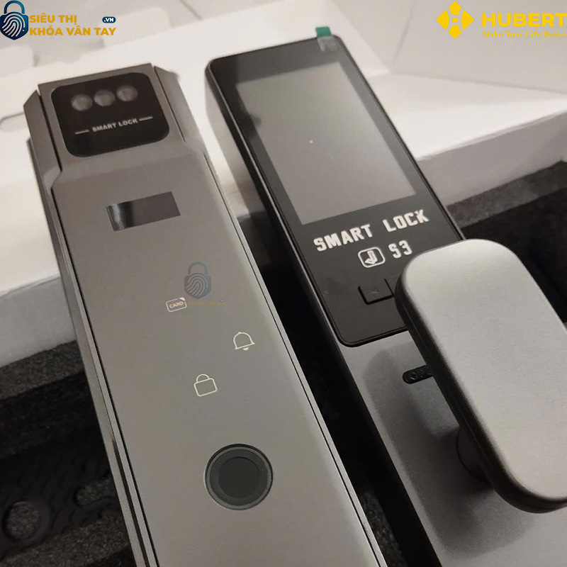 Khóa vân tay cửa gỗ Hubert CG81VF an toàn chống trộm