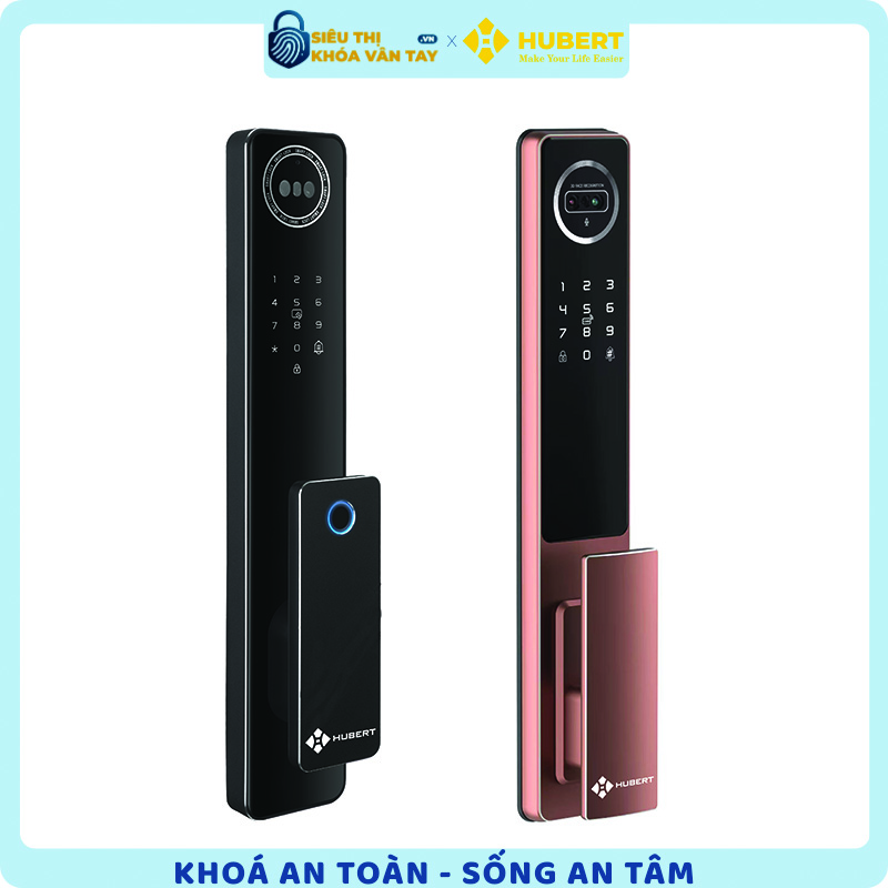 Khóa vân tay cửa gỗ Hubert CG87VF TITAN chính hãng cao cấp