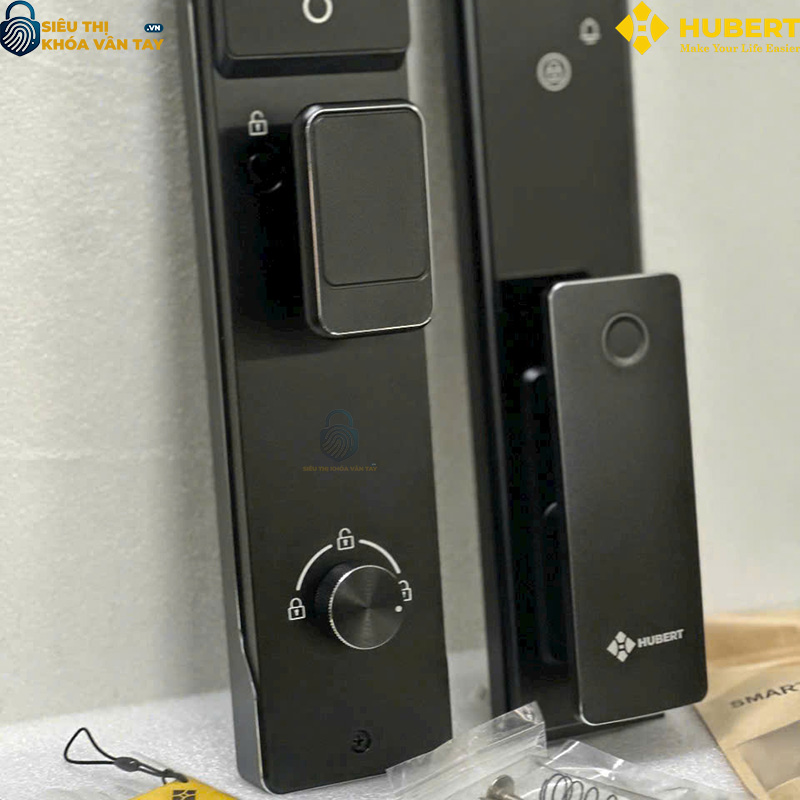 Khóa vân tay cửa gỗ Hubert CG87VF TITAN giá rẻ chất lượng