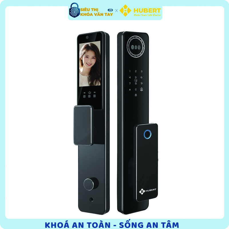 Khóa vân tay cửa gỗ Hubert CG87VF TITAN chính hãng cao cấp