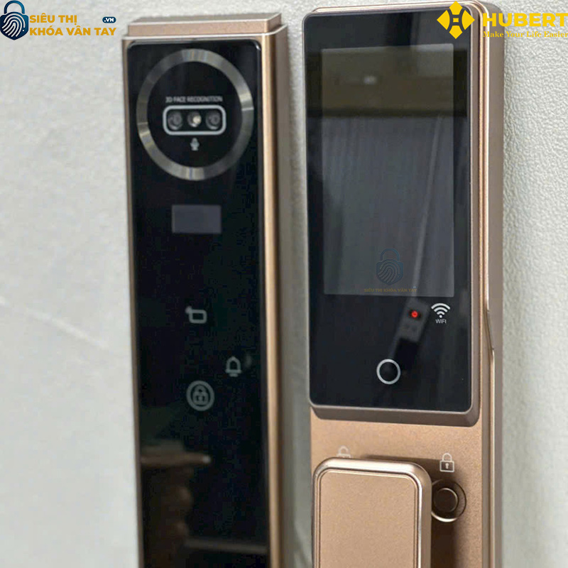 Khóa vân tay cửa gỗ Hubert CG87VF TITAN an toàn chống trộm