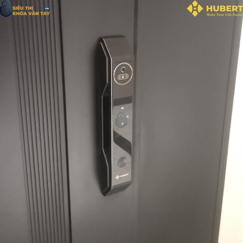 Khóa vân tay cửa gỗ Hubert CGI7 TITAN EU an toàn chống trộm