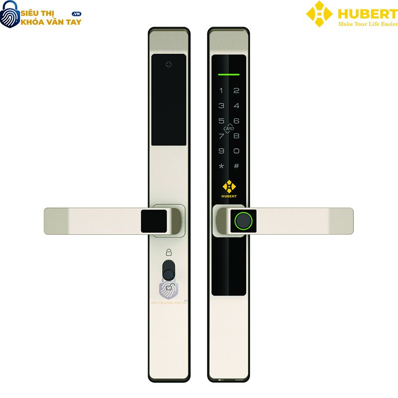 Khóa vân tay cửa nhôm Hubert CN39 chính hãng chất lượng cao