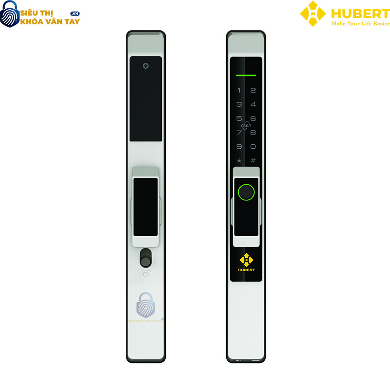 Khóa vân tay cửa nhôm Hubert CN39 chính hãng an toàn