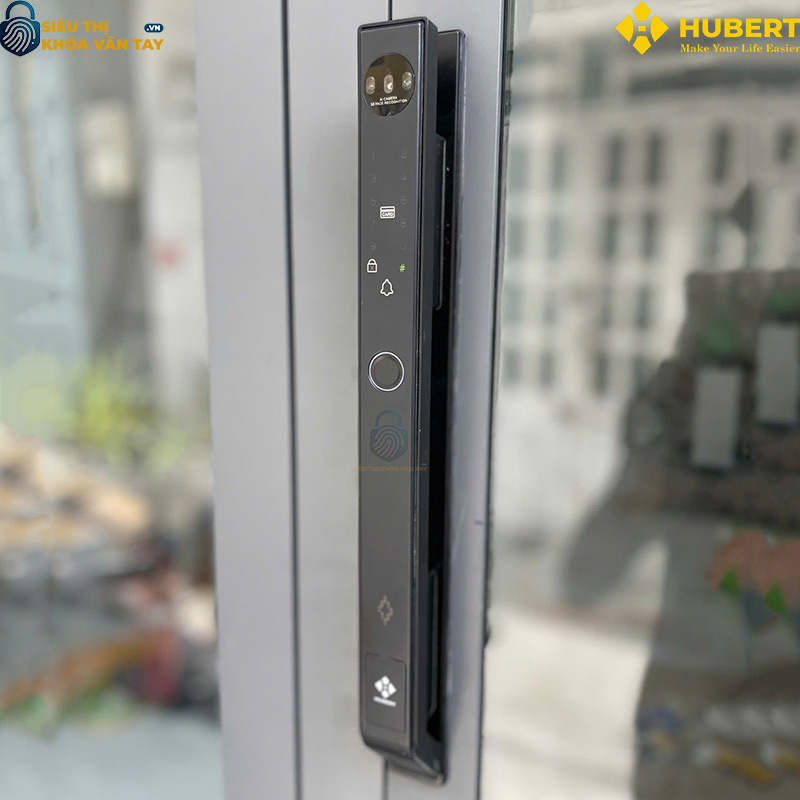 Khóa vân tay cửa nhôm Hubert CN78F giá rẻ uy tín