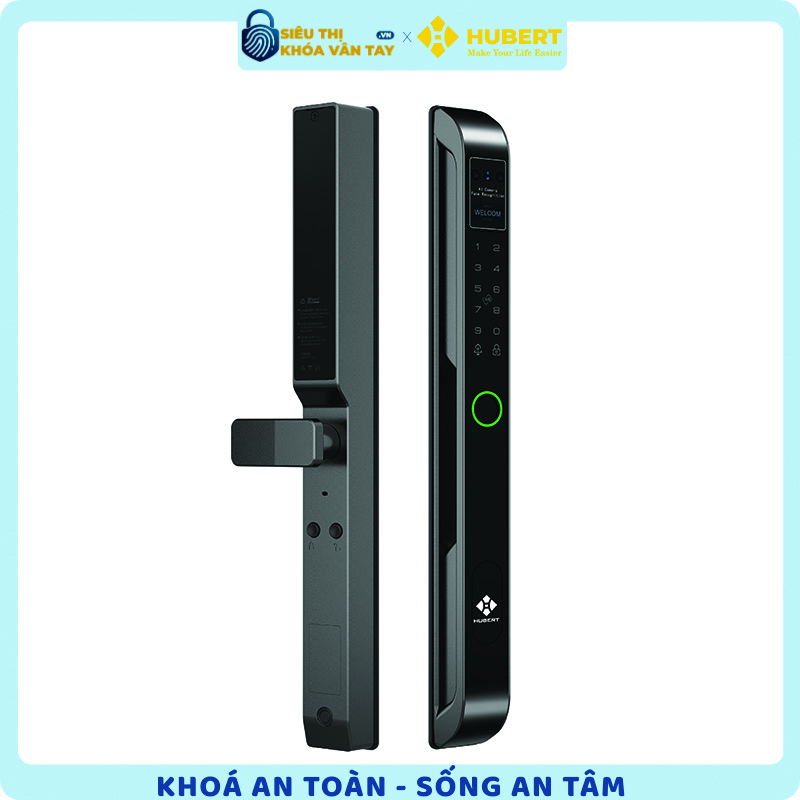 Khóa vân tay cửa nhôm Hubert CN80F bảo mật an toàn cho ngôi nhà của bạn