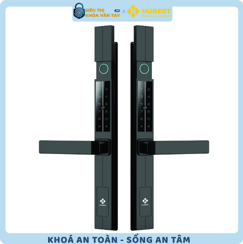 Khóa vân tay cửa nhôm Hubert CNI5 EU chính hãng cao cấp