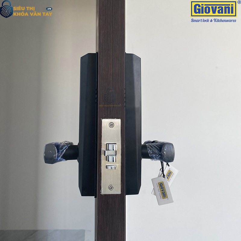 Khóa vân tay Giovani cửa gỗ GSL-116E98C màu đen