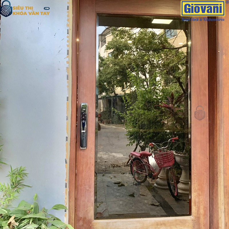 Khóa vân tay GSL-231B của Giovani, bảo vệ an toàn cho cửa gỗ, tính năng vượt trội